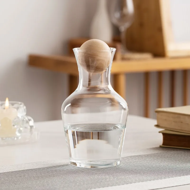 

Большая стеклянная кувшин-бутылка для холодной воды, термостойкая, взрывобезопасная, для домашнего использования, винтажная европейская, для холодных напитков