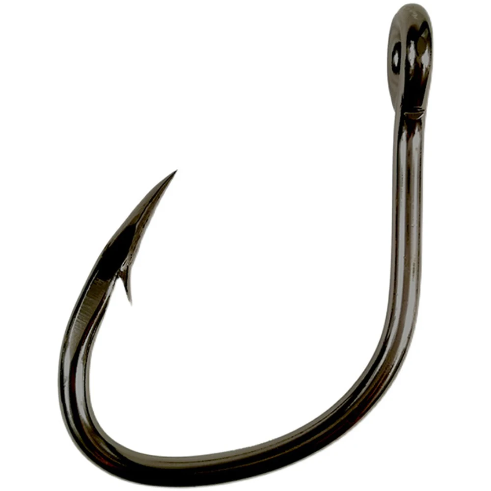 20Pcs Fishing Hook Live Bait Crooked Mouth Eyed Circle Hooks Strong Saltwater Sea Fishing Hooks Tackles Accessories Pesca