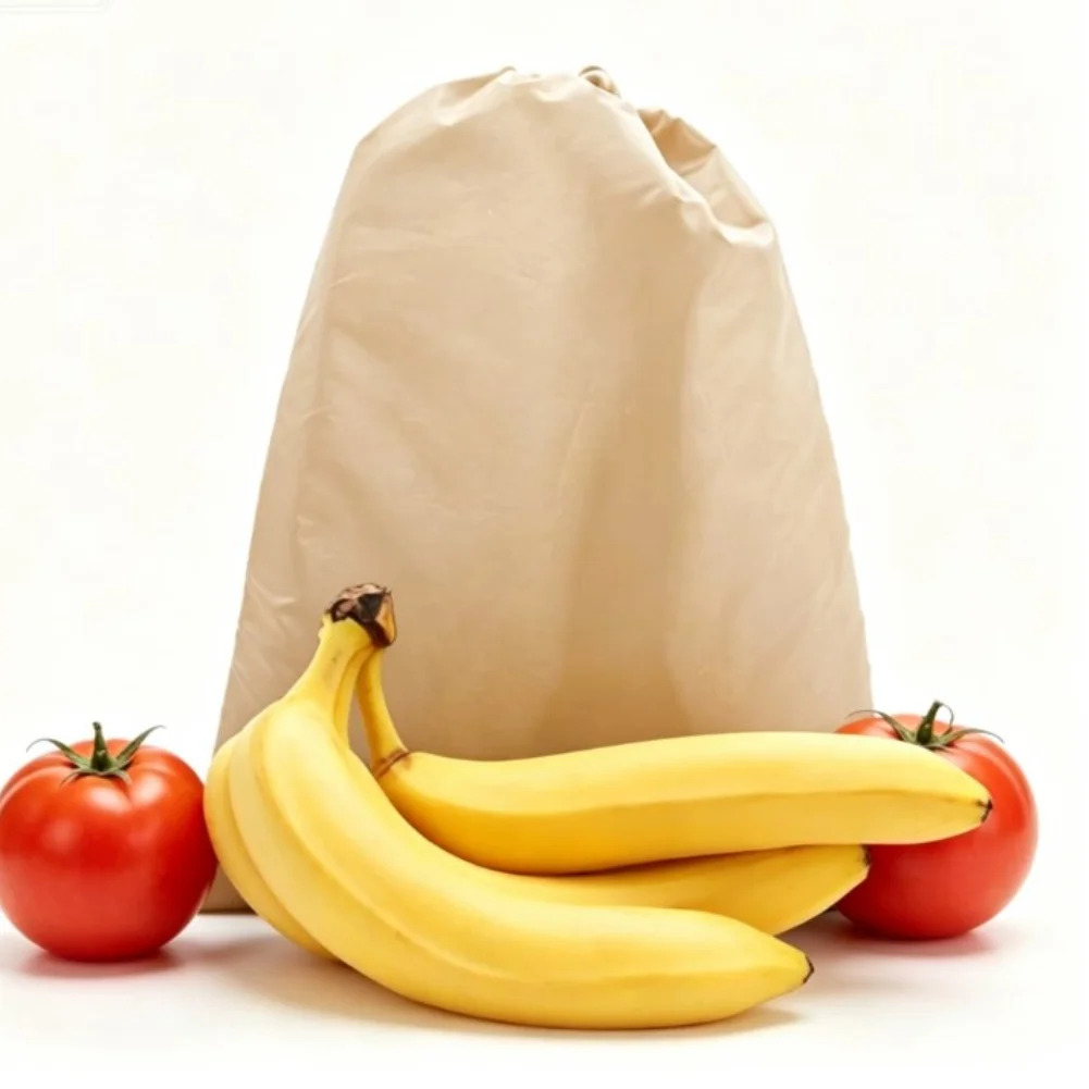 Oxford-Stoff für Obst-Aufbewahrungstaschen mit reflektierender Aluminiumfolienschicht zur Bananenkonservierung, 11 Zoll B x 15 Zoll H