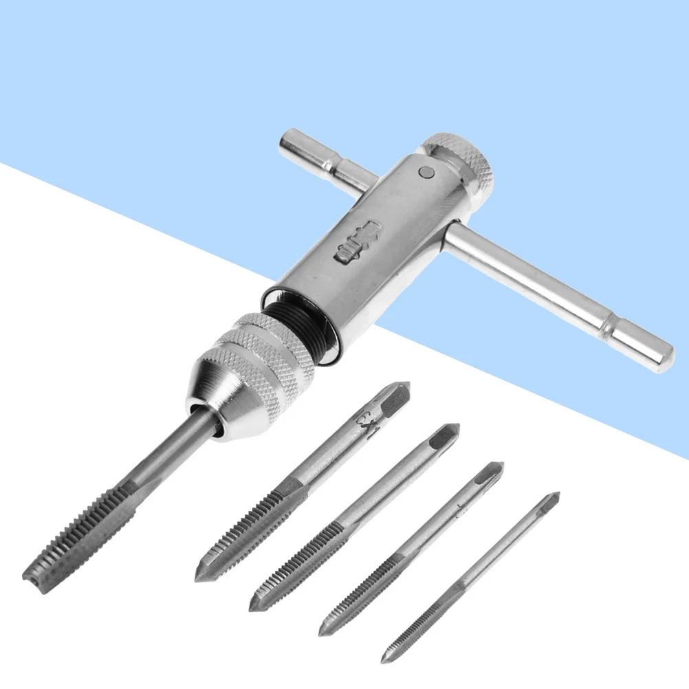 

T-Handle Ratcheting Tap Wrenches Adjustable Three Position Gear Box for Taps Left Hand Tap Reamers Screw Extractors