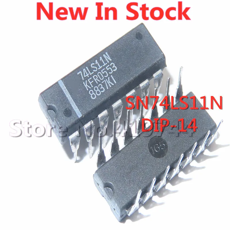 5PCS/LOT SN74LS11N 74LS11N 74LS11 DIP-14 Three-way 3-input positive AND gate In Stock NEW original IC