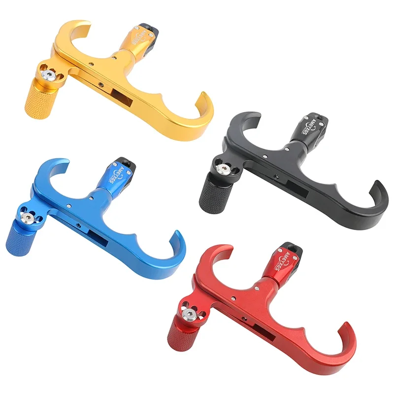 

Compound Bow Release Aid 360° Rotatable Jaw Aluminum Alloy Adjustable Sensitivity L/R Hand Bow Hunting Shooting Target Acc