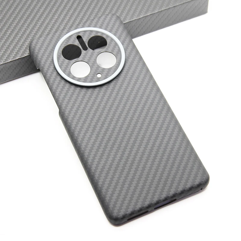 

ZXKE Phone Case For Huawei MATE50 E Mate50Pro Thin and Light Attributes Aramid fiber metal Lens Ring Protective Shell