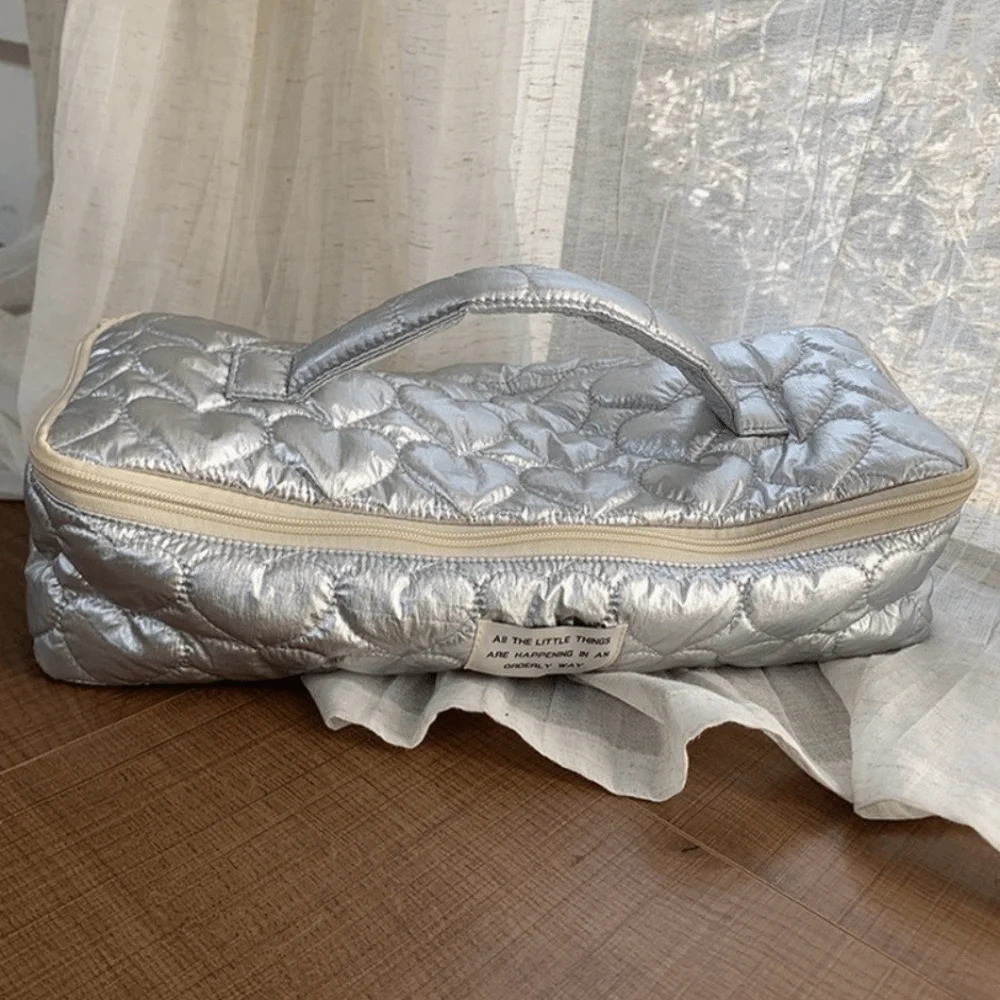 

Модная большая вместительная сумка для хранения фена, дорожный дизайн, портативная сумка для туалетных принадлежностей, легкий косметичка на молнии для женщин