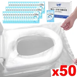Disposable Toilet Seat Cover Portable Toilet Paper Pads Safety Cleaning Waterproof Mat Travel Camping Bathroom Accessiories