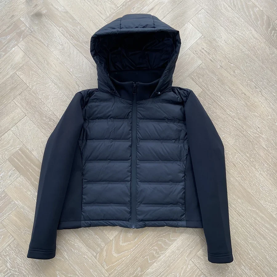 

Autumn and Winter European Lightweight Women's Down Jacket Hooded Short Down Jacket