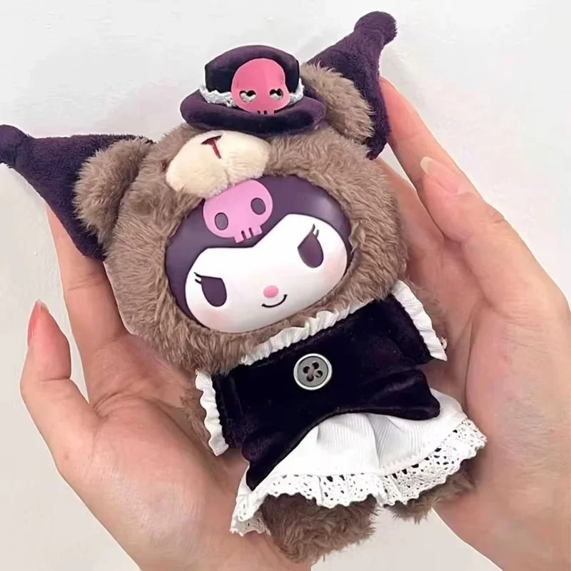 Personaggi Sanrio Tè pomeridiano Serise Cieco Scatola Ciondolo per bambola Vinile Bambole Kawaii Kuromi Cinnamoroll Hello Kitty Regalo per bambini