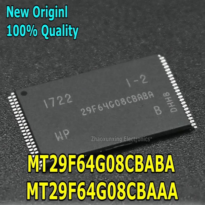 5PCS   New   MT29F64G08CBAAA    MT29F64G08CBABA    29F64G08CBAAA   29F64G08CBABA   TSOP-48     Chipset