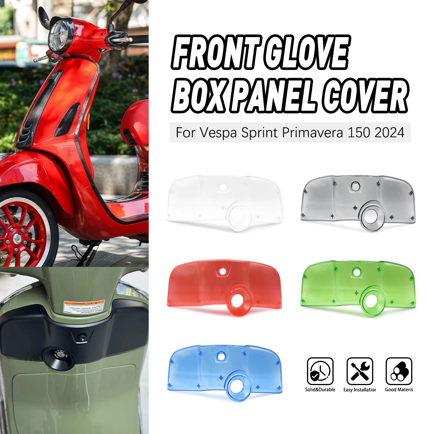 

Glove Box Cover Motorcycle Replacement parts For Vespa Sprint Primavera 150 2024 Primaera 150 2024