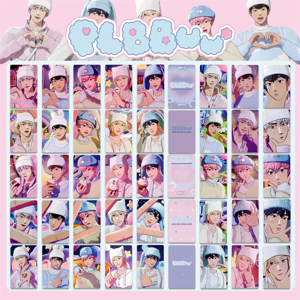 5 unids/set KPOP PLAVE nuevo álbum PLBBUU HD tarjetas fotográficas brillantes doble cara LOMO tarjeta YEJUN NOAH BAMBY EUNHO HAMIN postal regalo para seguidores