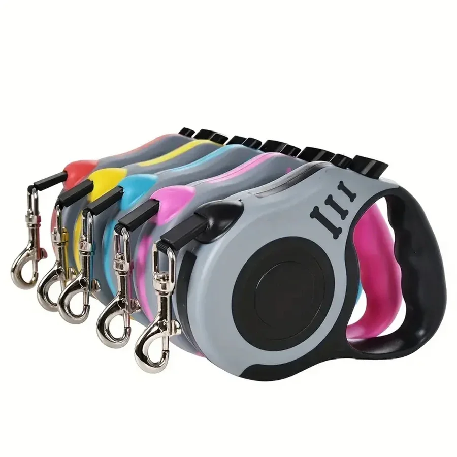 

Pet Traction Device, Pet Dog Automatic Retractable Traction Rope, Bone Printed Dog Walking Rope, Dog Chain, Dog Rope Dog treats