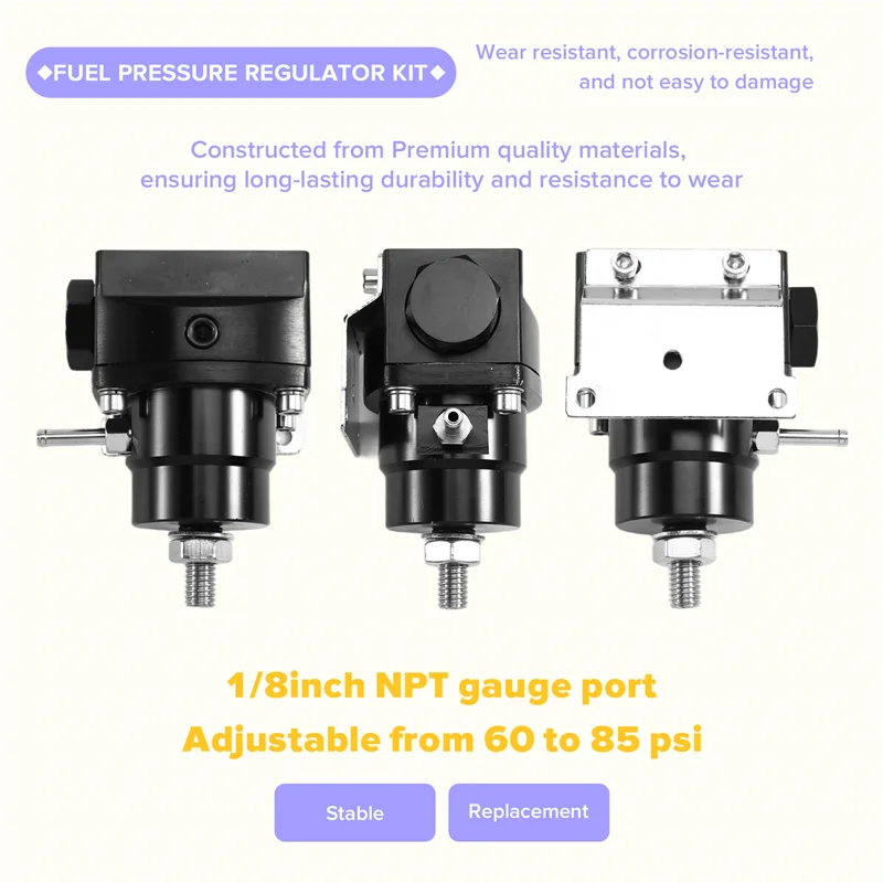 AN8 Fuel Injector Inject Regulator With Boost Gauge High Pressure Fuel Pressure…