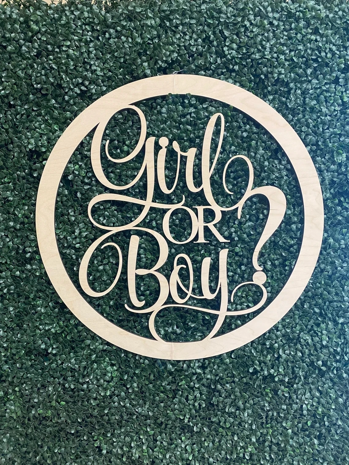 

Boy or Girl Sign Wooden Baby Shower Backdrop Gender Reveal Party Decor Baby Shower Display Boy or Girl Photo Prop Nursery Sign