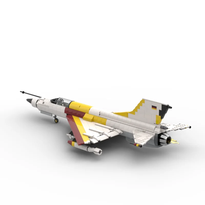 WW II Militaire Wapens MiG 21 Witte Haai Rogers Super Fighter MOC Bouwstenen Educatief Speelgoed Bakstenen Voor Kinderen Geschenken