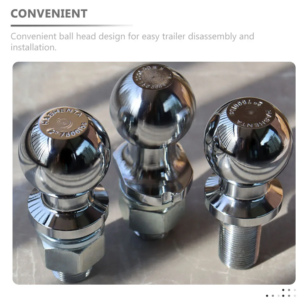 

1pcs 50mm Trailer Ball M22x50mm Tow Hitch Connector Durable Off-road Vehicle Arm Safe Connection Easy Installation Long-lasting