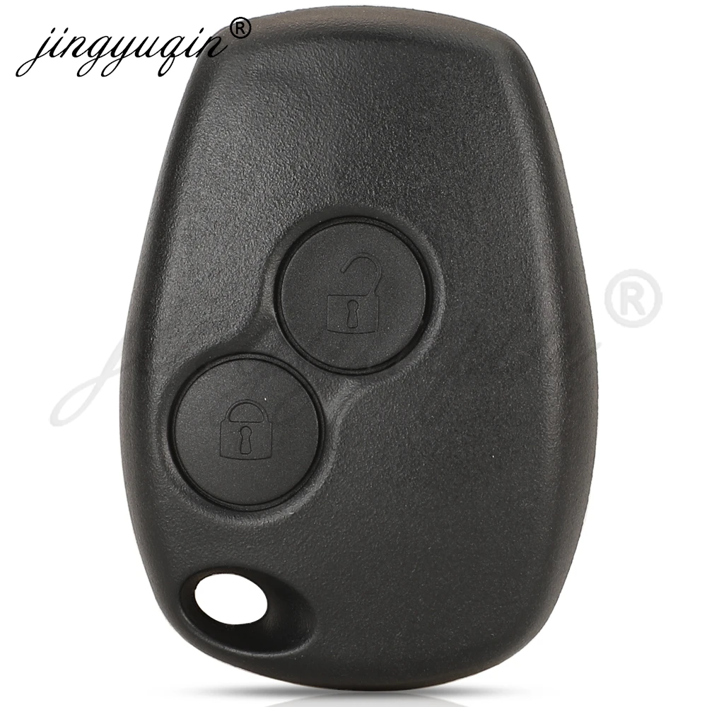 jingyuqin 2BTN Remote Key Shell Case For Renault Megane Modus Espace Laguna Duster Logan DACIA Sandero Fluence Clio Nissan