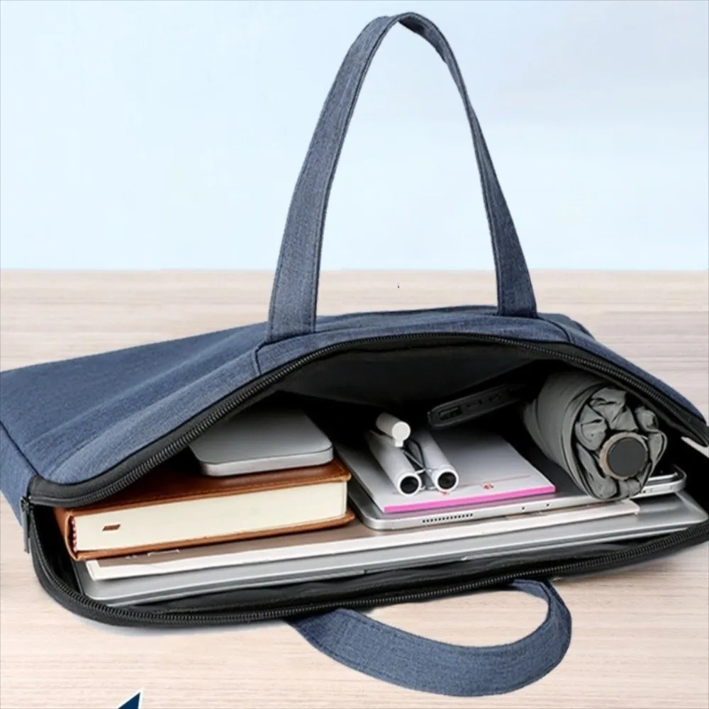 Waterproof Large Capacity Business Briefcase Shockproof File Paper Organizer Folder Tote Bag Portable Document