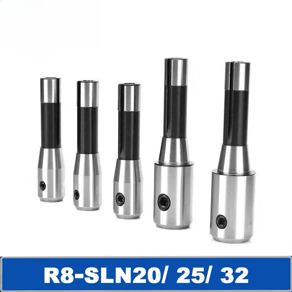 Barra de fresa fixa lateral R8-SLN, barra de fresa de conjunto métrico de polegadas