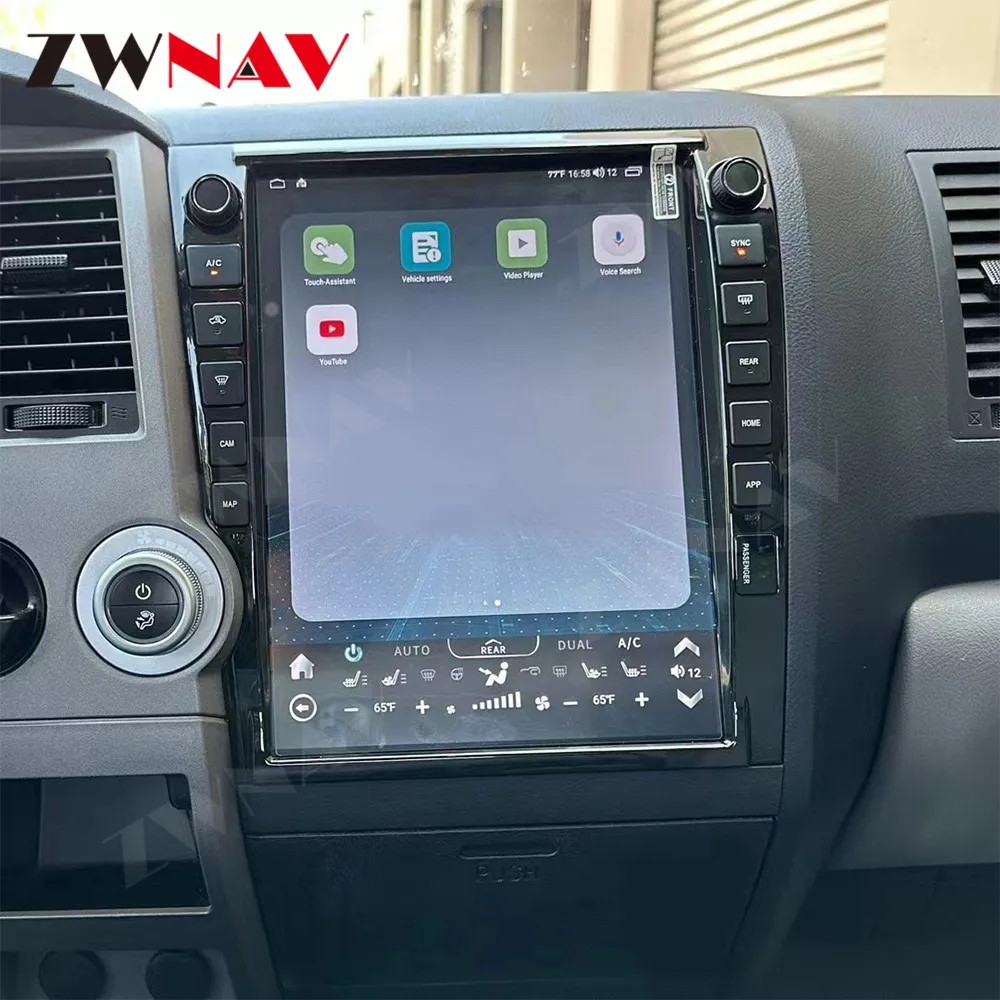 Écran de voiture Carplay pour Toyota Tundra, Android, Audio, Stéréo, Auto, GPS, Limitation automobile, Radio, 2007, 2008, 2009, 2010, 2011 - 2013