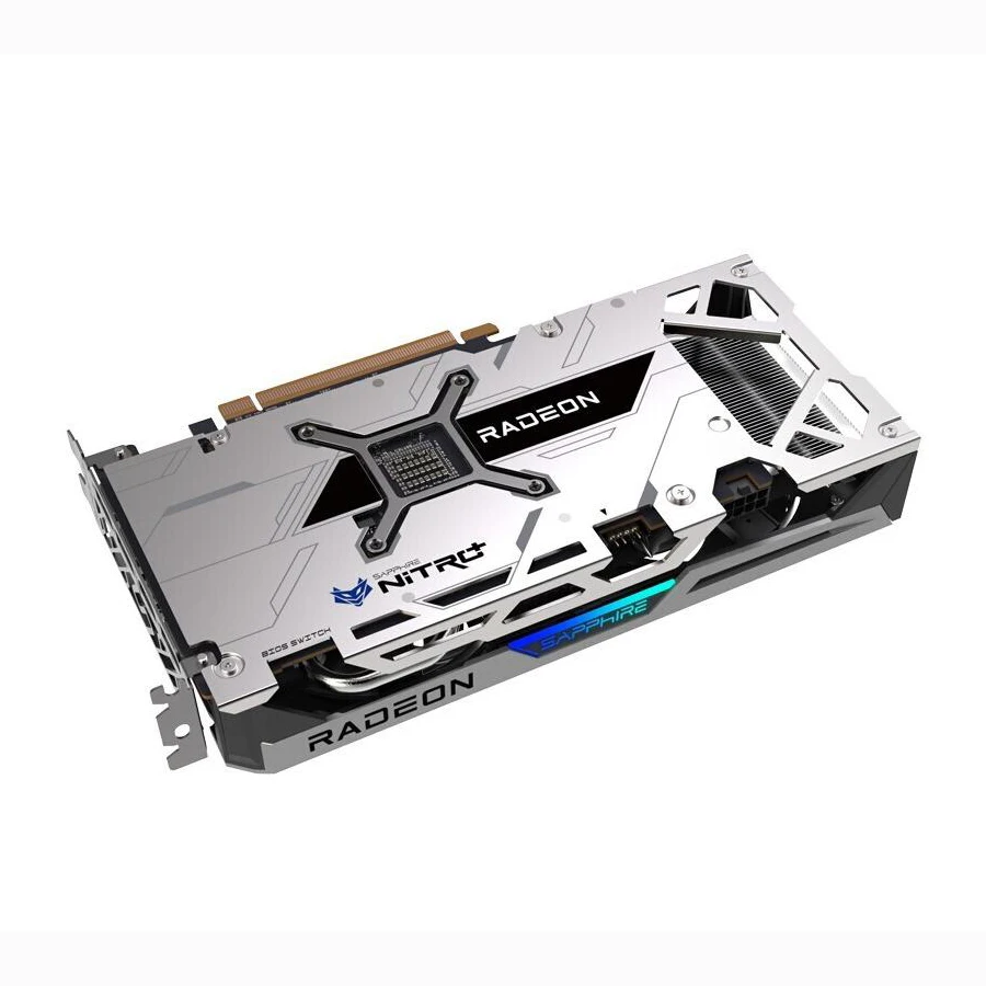 Видеокарта Sapphire Radeon RX6600 XT Nitro + 8 Гб для AMD RX6600XT 8G D6 Nitro + RX 6600 XT, игровая карта для настольных ПК