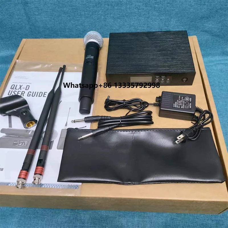 

QLXD4 Wireless Microphone Performance Stage Karaoke Hosting Live Streaming Professional Microphone