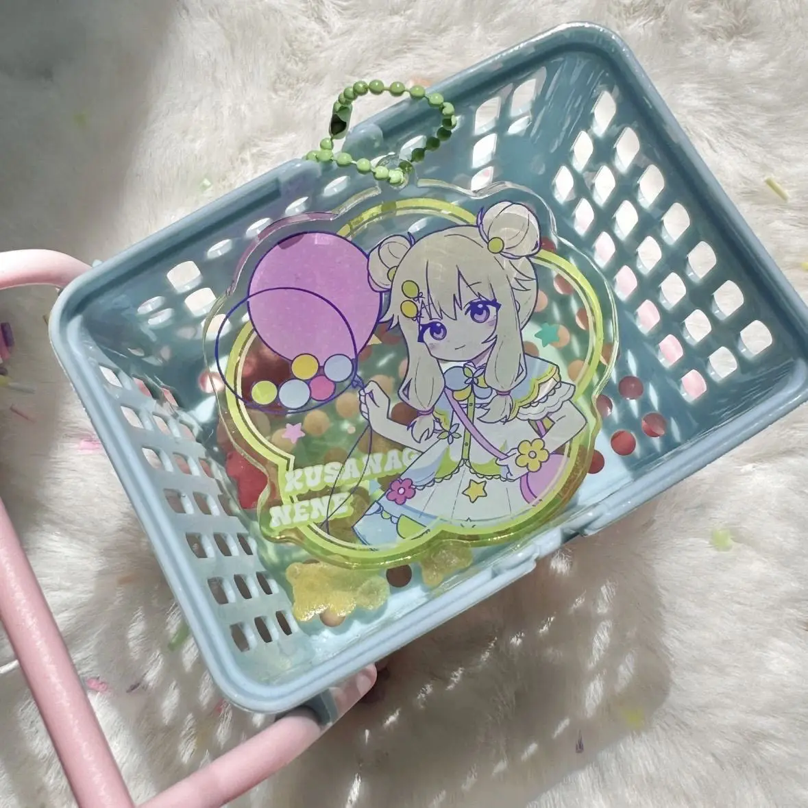 Kusanagi Nene Otori Emu Anime Chaveiros, Pingente de mochila bonito, Suportes acrílicos, Model Desk, Cosplay, Desktop Ornamento Presentes