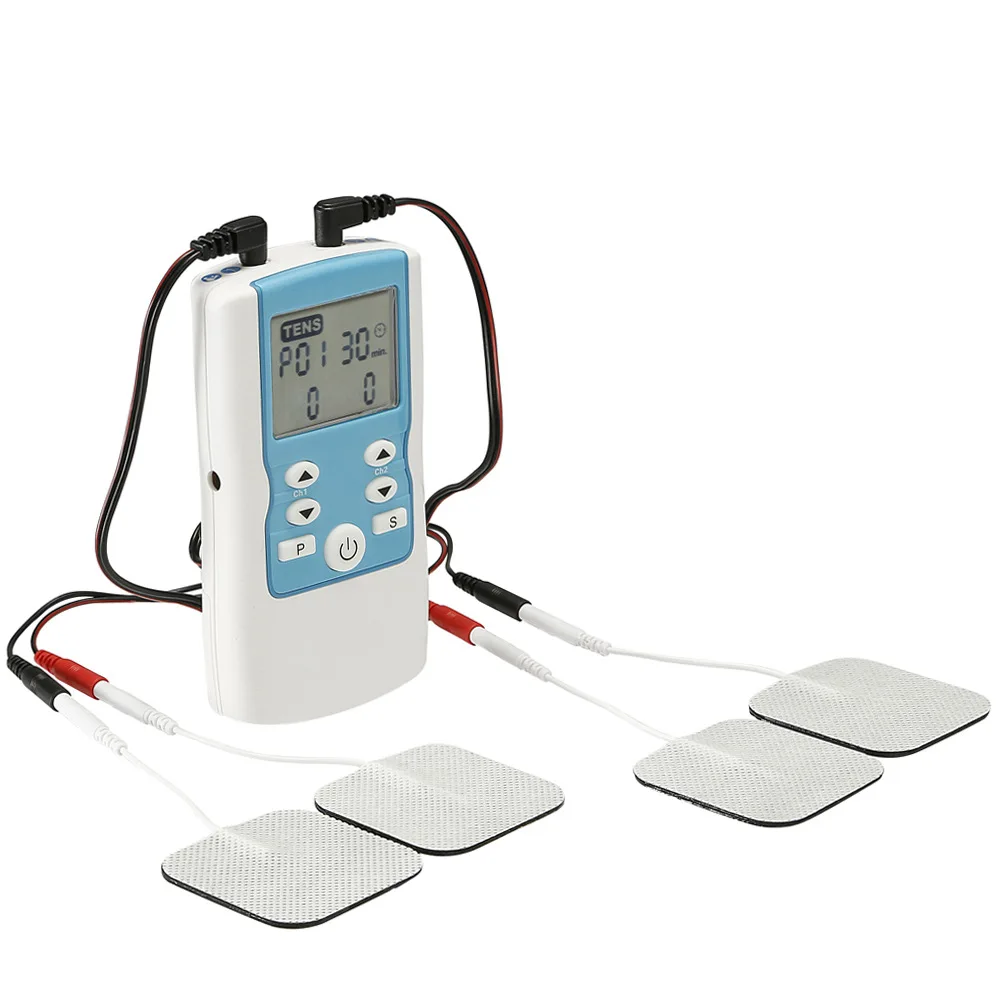 28 Modes TENS Unit Machine EMS Electric Muscle Therapy Stimulator Physiotherapy Pulse Massager Adjustable Pulse Width Frequency