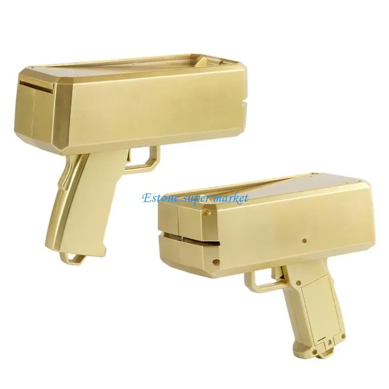 090B Festival Money Guns Toy Props Guns com 100 Folhas Confetti Guns Gadget