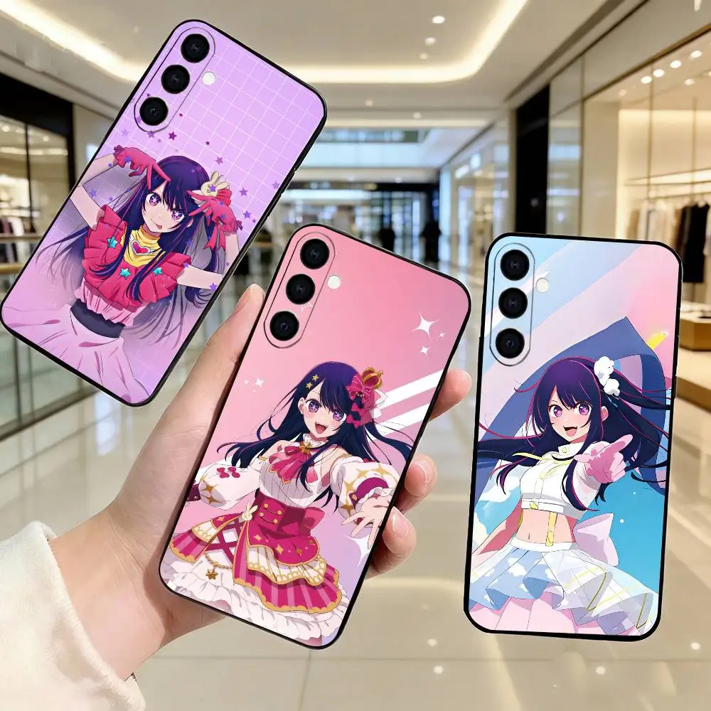 O-Oshi No Ko A-Anime  Phone Case For Samsung Galaxy A73,A72,A71,A70,A53,A52,A51,Others Soft Black Cover