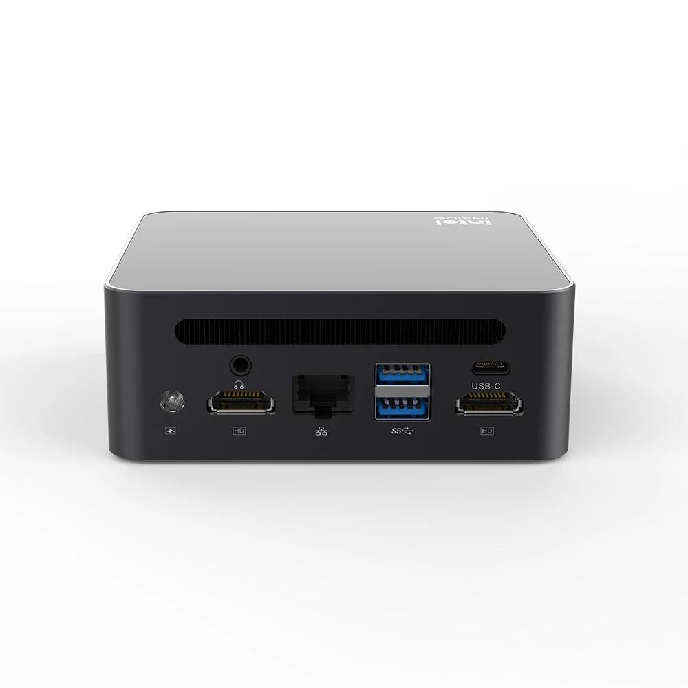Mini PC Intel Core i5 12450H a bordo economico 8 core 4 * USB 2 * HDMI RJ45 M.2 SATA Win11 DDR4 Ventola per computer desktop da ufficio Wifi6