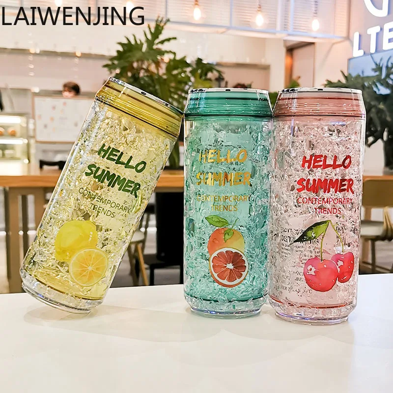 

MJY large-capacity high-value covered round cup anti-drop refrigerator refrigeration crushed ice cup
