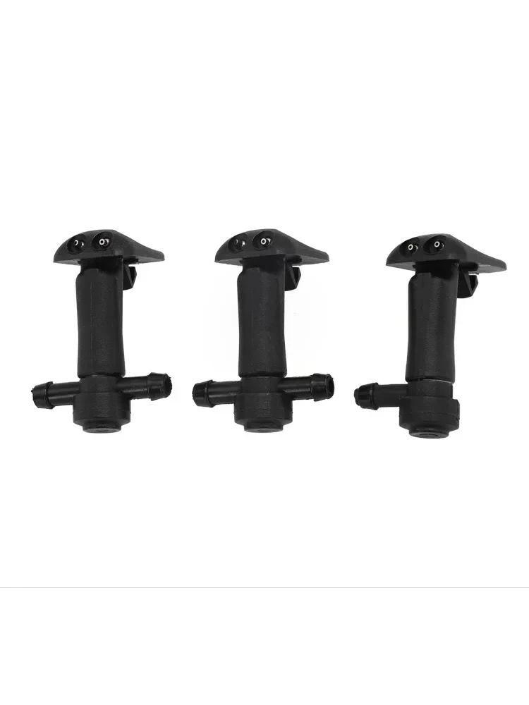 3Pcs Windshield Washer Nozzles For Saab 9-3 9-3X 2003-11 12778850 12778849 Left & Right Placement Plastic Automobiles Parts