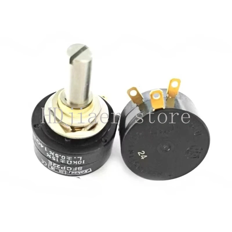 

SAKAE SFCP22E Conductive Plastic Potentiometer precise 1K 5K 10K Single circle rotation/Continuous rotation