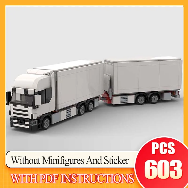 

Технологии, подарки, праздник, сборка, детские игрушки, костюм, модель городской автомобиль, MOC, строительные кирпичи, холодильные грузовики и прицепы, модульные