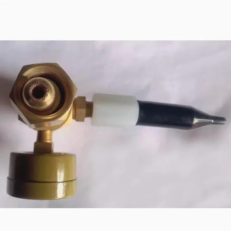 Válvula reductora de presión de globo de helio totalmente de latón, manómetro de inflado 0-3500PSI 0-250KGF/CM2, reductor de presión de helio