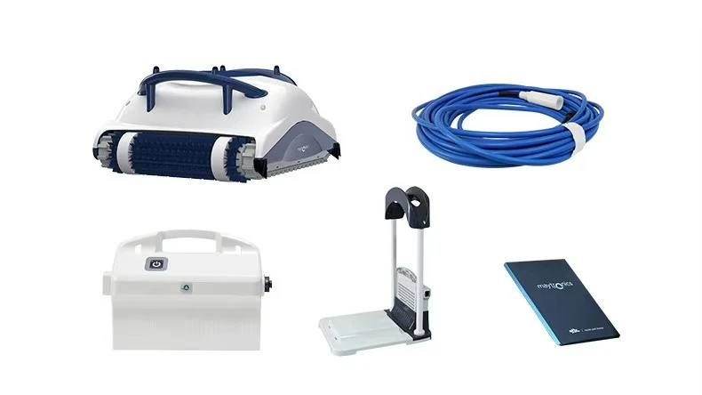 مكنسة كهربائية روبوتية لحمام السباحة، مقشدة حمام السباحة السلكية وكلوريد تنظيف حمام السباحة