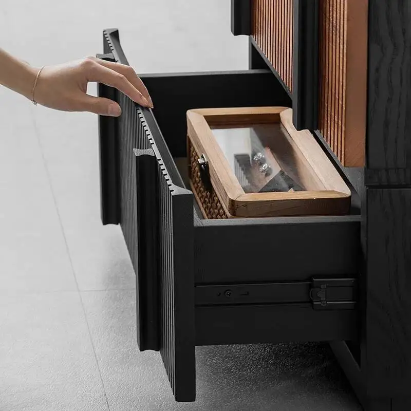 طاولة تخزين حديثة بجانب السرير، تصميم إيطالي بسيط لتوفير المساحة، طاولة منضدة عتيقة، أثاث منزلي بسيط من Cajonera ﻿