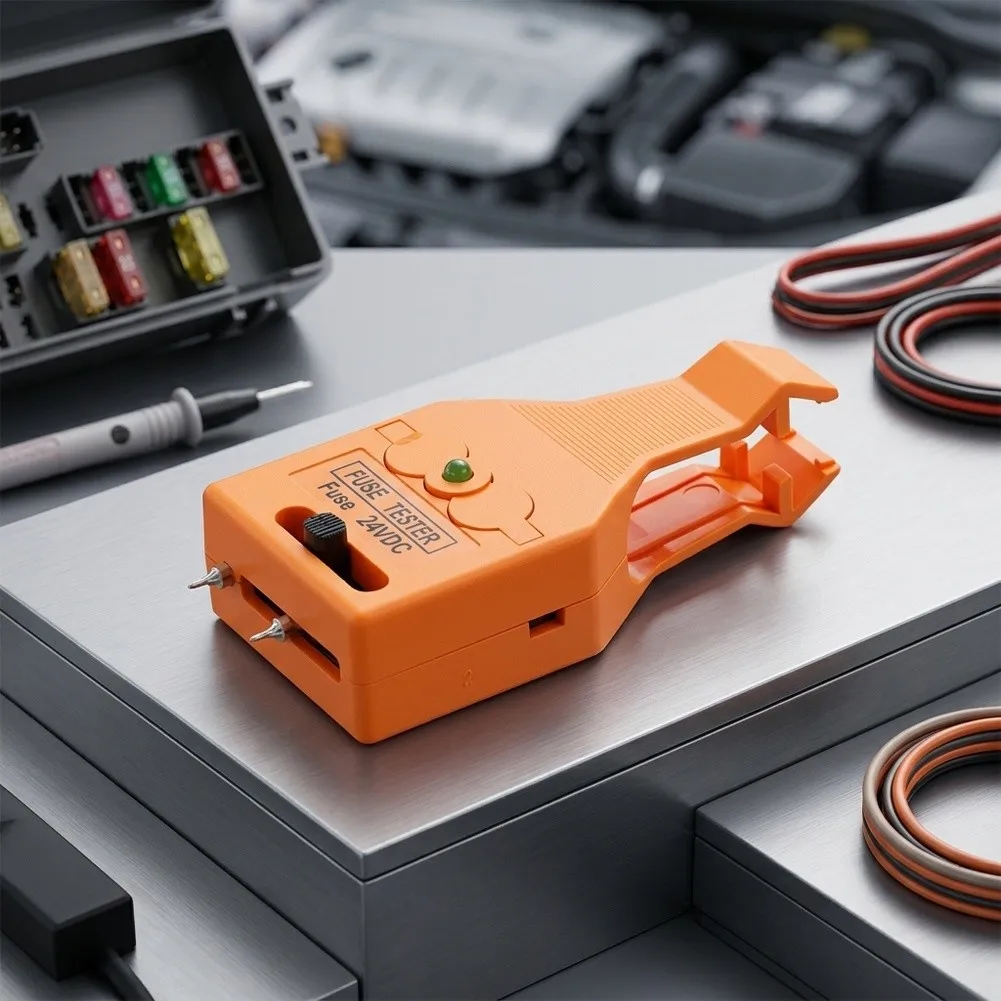 1pc Dual Function Car Fuse Puller & Circuit Tester Tool Fuse Puller For 12/24V Vehicles For Automotive Repairs