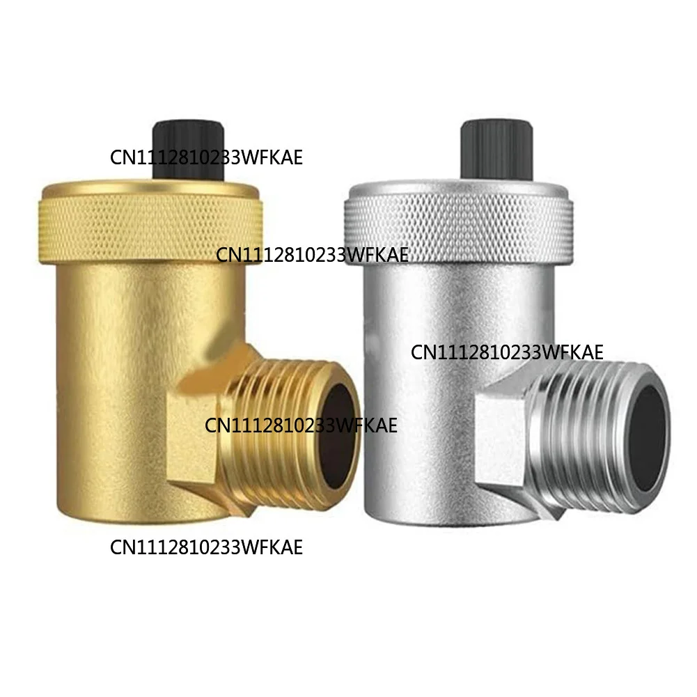 Automatic Quick Bleeder G1/2 Brass Bleed Valve Bleeder External Thread Pressure Relief Valve For Water Heating HVAC System