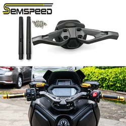 Semspeed Motorcycle Handle Bar Mount Handlebar Clip Ons Support  For Yamaha XMAX 300 250 2017-2024 Motocicletas Accesorios