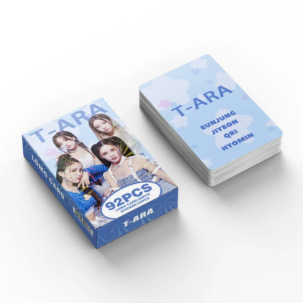 KPOP T-ARA Photocard 16th ANNIVERSARY Boxed Card LOMO Card Sticker Eunjung Hyomin Boram Fans Collection Gift