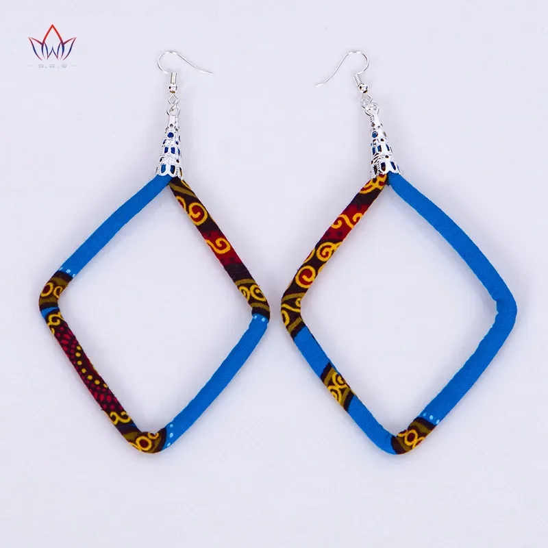 

Earrings For Women Ankara Handmade Jewelry trendy drop Earrings earings fashion jewelry African Earrings Christmas Gifts WYB620