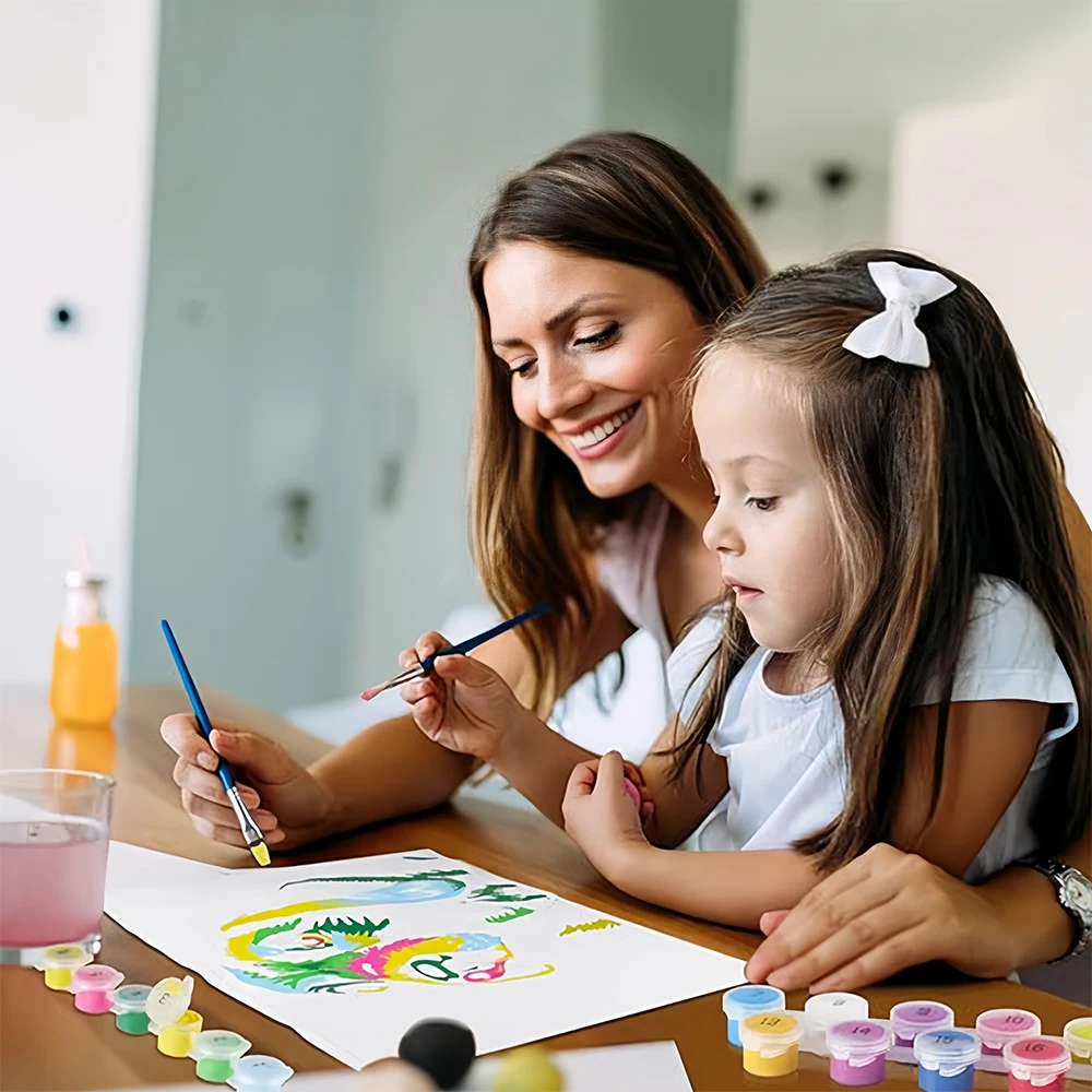 Photo Custom Digital Oil Painting 24/36/48Colors DIY Coloring By Numbers Multiple Size Acrylic Paint On Canvas Handpainted Gift