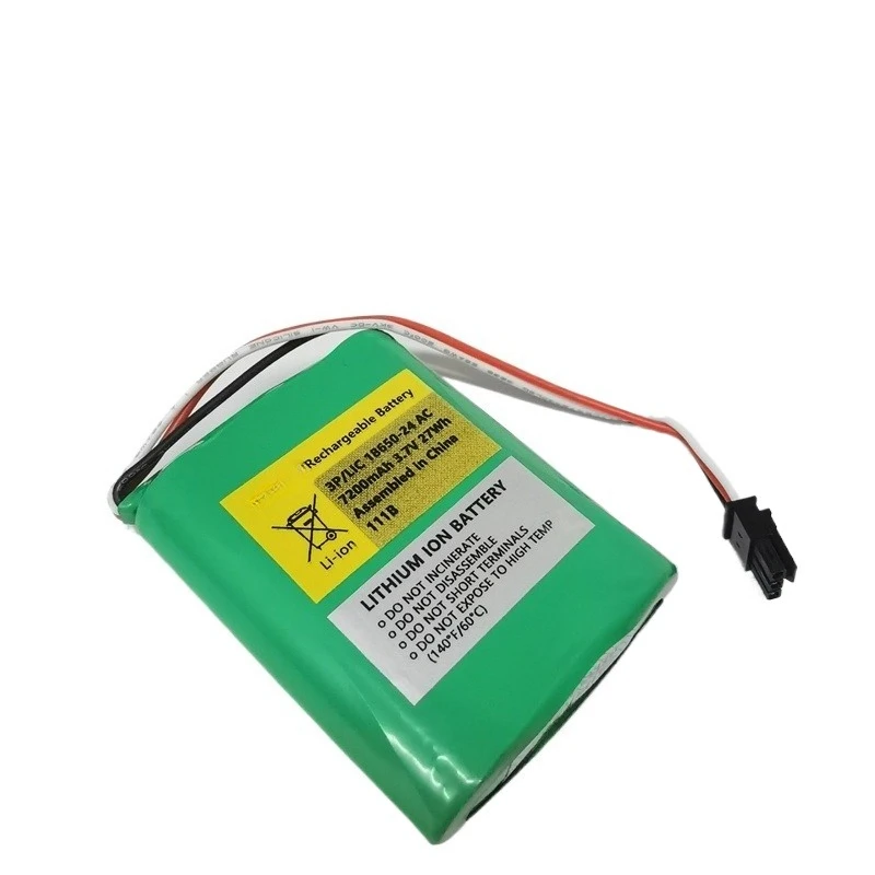 جديد 3P/LIC 18650-24 AC 3.7V 7200mAh بطارية ليثيوم قابلة للشحن مع 3 خطوط