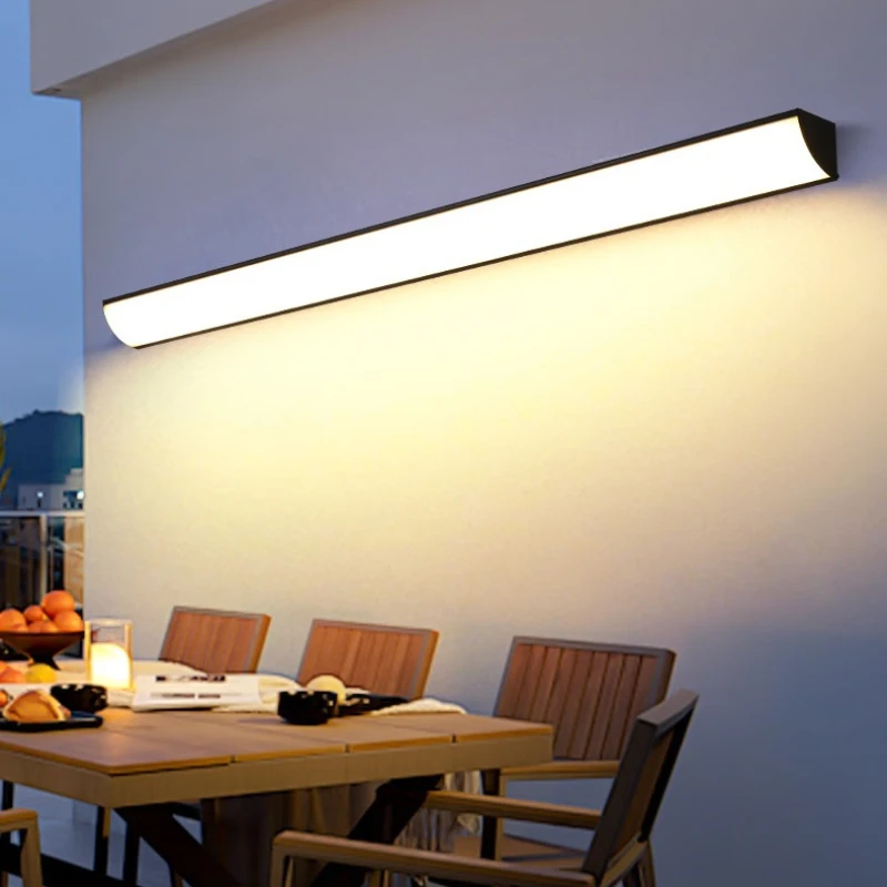 

Outdoor waterproof strip LED super bright wall light, balcony terrace aisle staircase light, outdoor wall light at the entrance