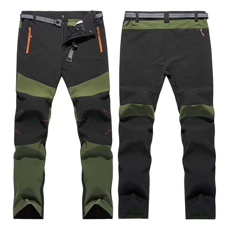 NUONEKO-Pantalon de randonnée en plein air pour homme, élastique, séchage rapide, imperméable, camping, trekking, pêche, escalade, respirant, fjPN70