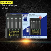LiitoKala Lii-600 LCD Display 18650 Battery Portable Charger  for 3.7V 1.2V 26650 21700 26700 AA AAA Test Capacity
