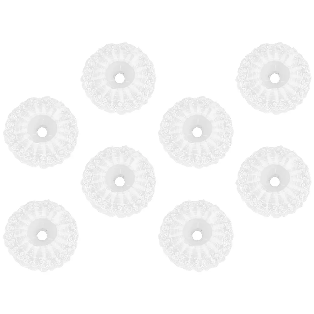 

8 Pcs Bouquet Collars Floral Dress Lace Hand-held Wedding Decorations Bridal Shower Engagement Party Church Home