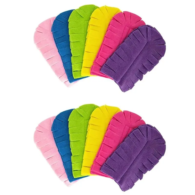 AB42-12PCS Reusable Duster Refills Compatible For Swiffer Duster Washable Fleece Duster Pads 360 Heavy Duty Duster Refills
