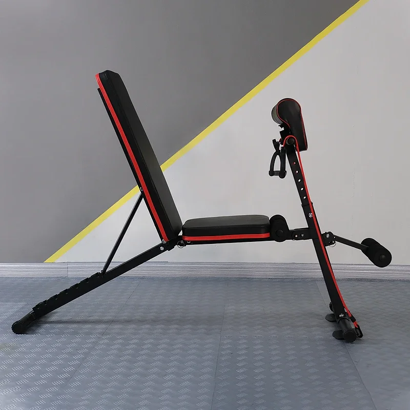 Tabouret d'haltères multifonctionnel, équipement de fitness, planche de musculation réglable, banc de musculation